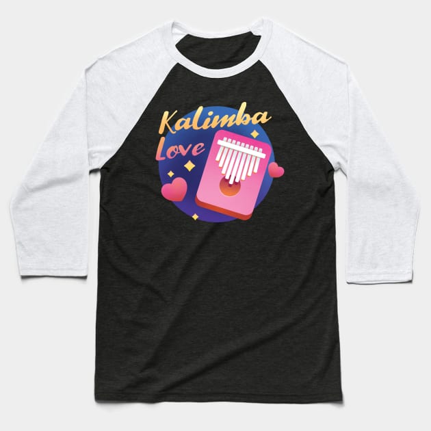 Kalimba Love Baseball T-Shirt by supermara